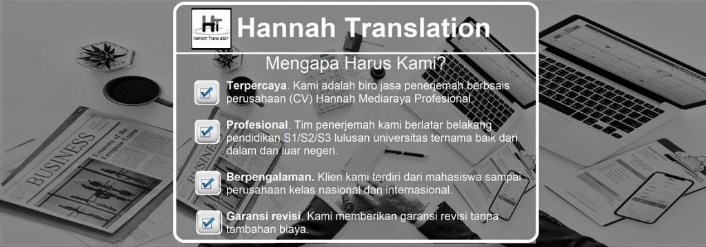 Jasa Translate Jurnal Online di Palembang HANNAH